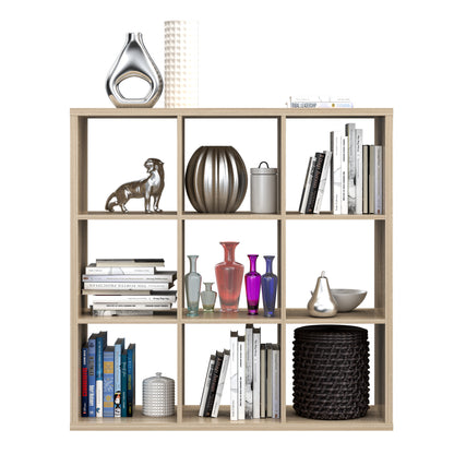 mauro 3x3 storage unit in sonoma oak