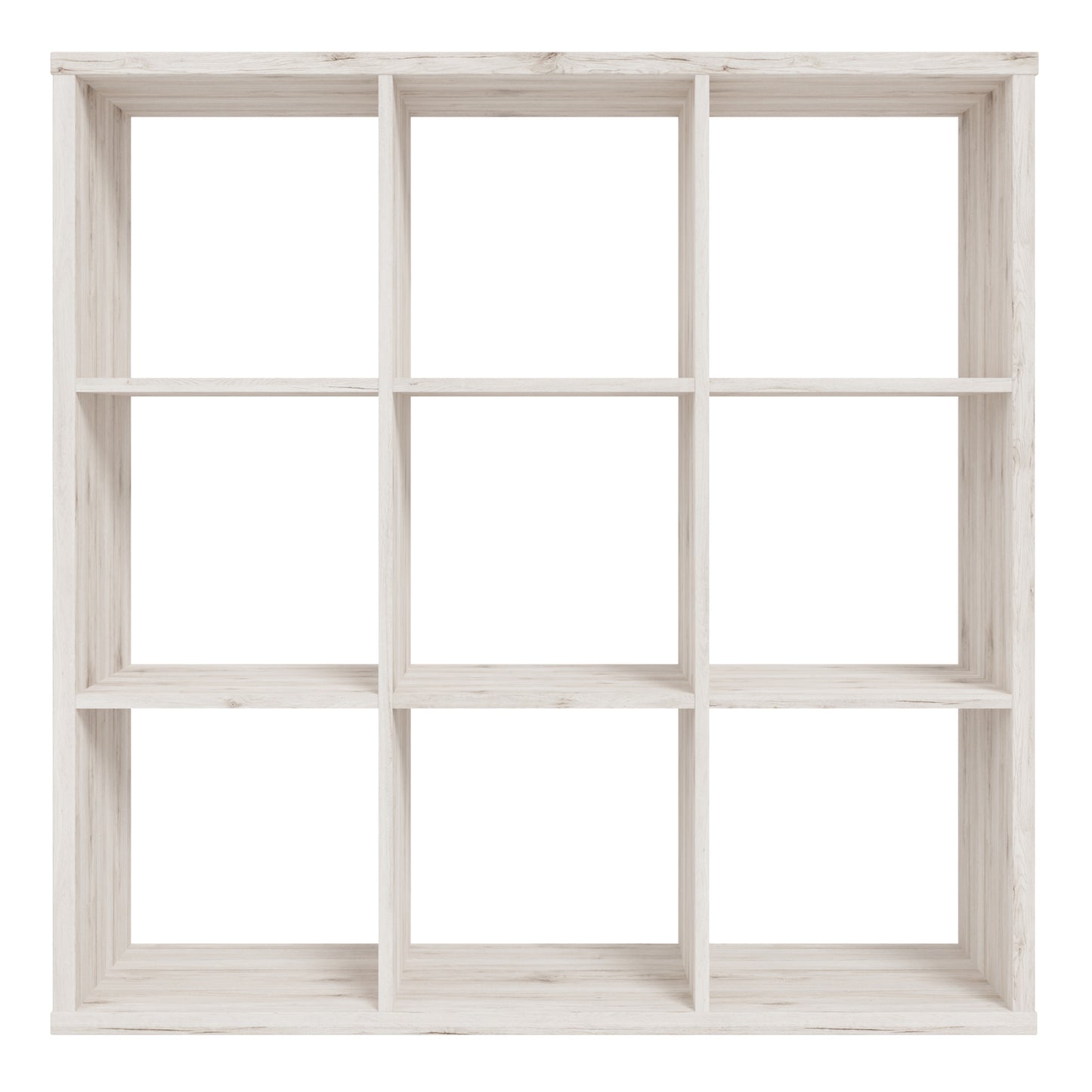 mauro 3x3 storage unit in sand oak