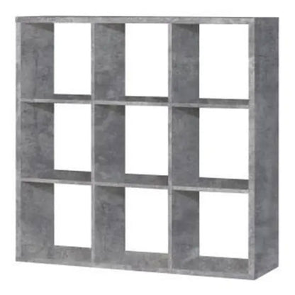 mauro 3x3 storage unit in concrete grey