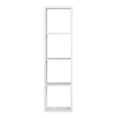mauro 3 shelves storage unit in matt white