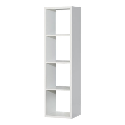 mauro 3 shelves storage unit in matt white