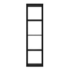 Mauro 3 Shelves Storage Unit in Matt Black