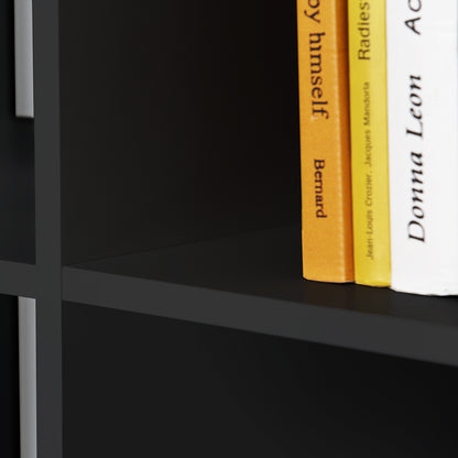 mauro 3 shelves storage unit in matt black