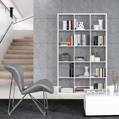 mauro 3x5 storage unit in matt white