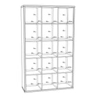 Mauro 3x5 storage unit in sonoma oak