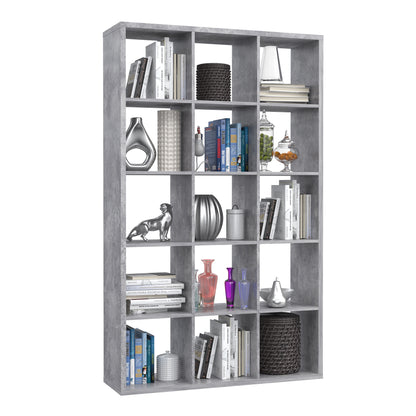 mauro 3x5 storage unit in concrete grey