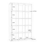 Mauro 3x5 storage unit in matt black
