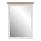 Illopa mirror in oak nelson/snowy oak