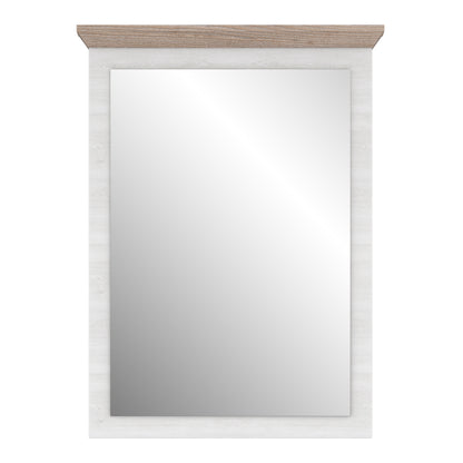 illopa mirror in oak nelson/snowy oak