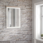 Illopa mirror in oak nelson/snowy oak