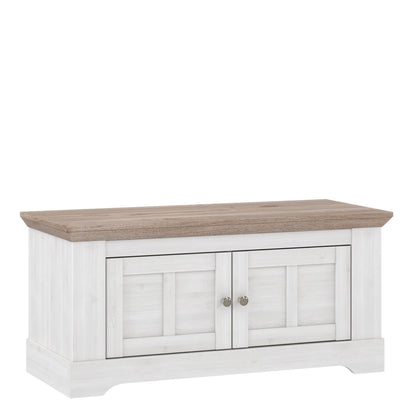 illopa storage bench in oak nelson/snowy oak