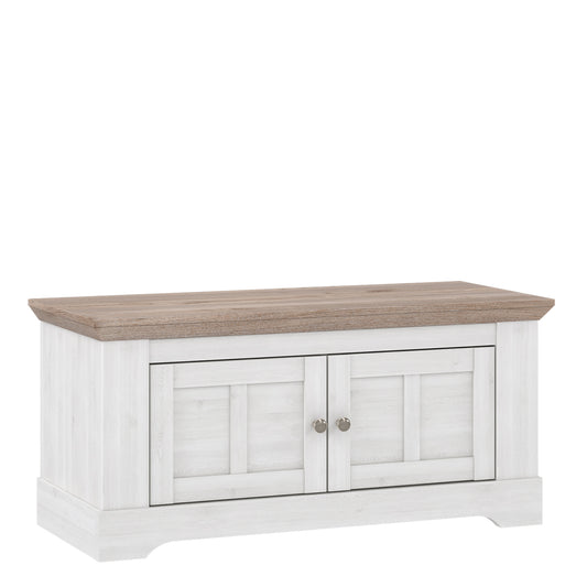 illopa storage bench in oak nelson/snowy oak