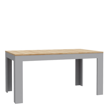 bohol extending dining table 160-207cm in riviera oak/grey oak