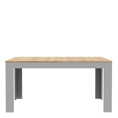 bohol extending dining table 160-207cm in riviera oak/grey oak