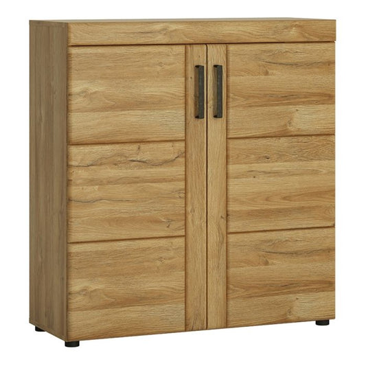 Cortina 2 Door Shoe Cabinet in Grandson Oak