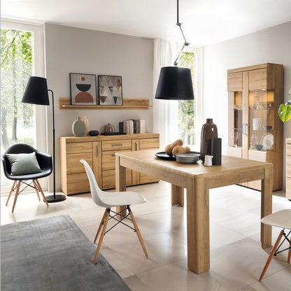Cortina Extending Dining Table 160-200cm in Grandson Oak