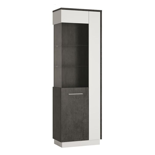 Zingaro Tall Glazed Display Cabinet (LH)