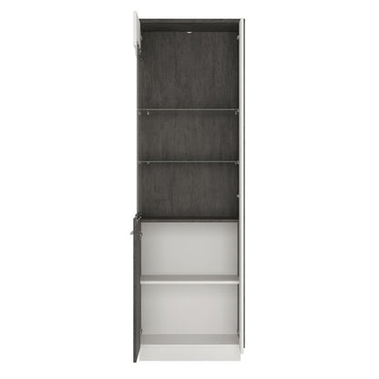 Zingaro Tall Glazed Display Cabinet (LH)