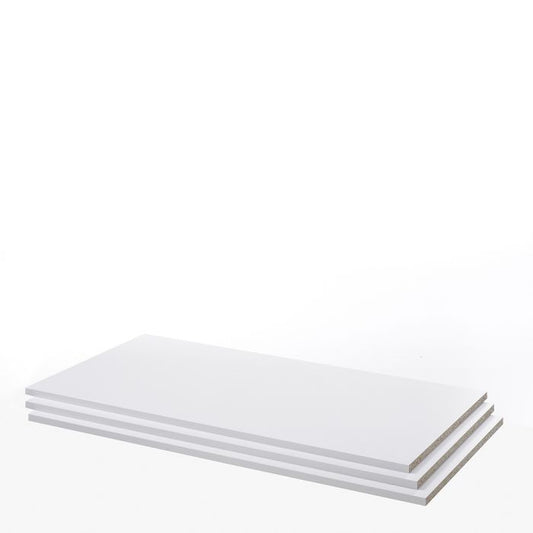Verona Set of Shelves - Wide (for 180cm Wardrobe) in White