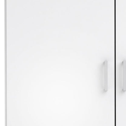 Space Wardrobe 2 Doors White 1750