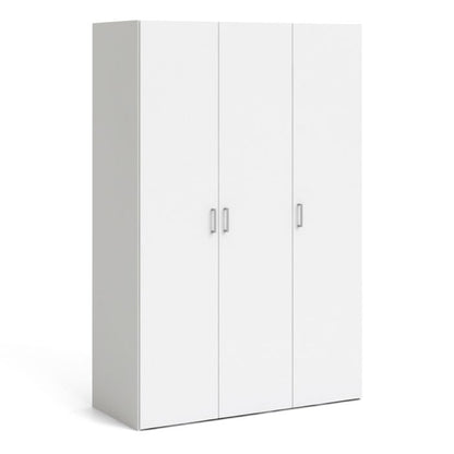 Space Wardrobe 3 Doors White 1750