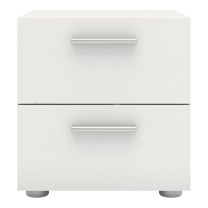 Pepe Bedside 2 Drawers in White