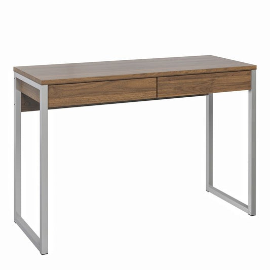 Function Plus Desk 2 Drawers in Walnut FSC Mix 70 % NC-COC-060652