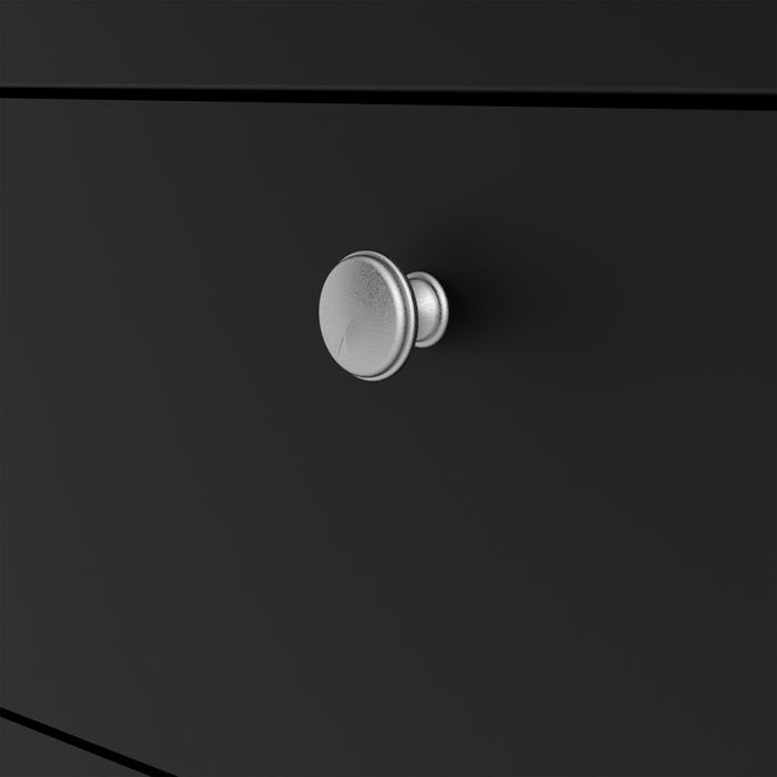Madrid Chest 3 Drawers in Matt Black