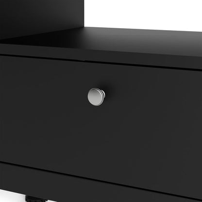 Madrid TV Unit 3 Drawers in Matt Black