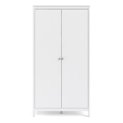 Madrid Wardrobe with 2 Doors in White