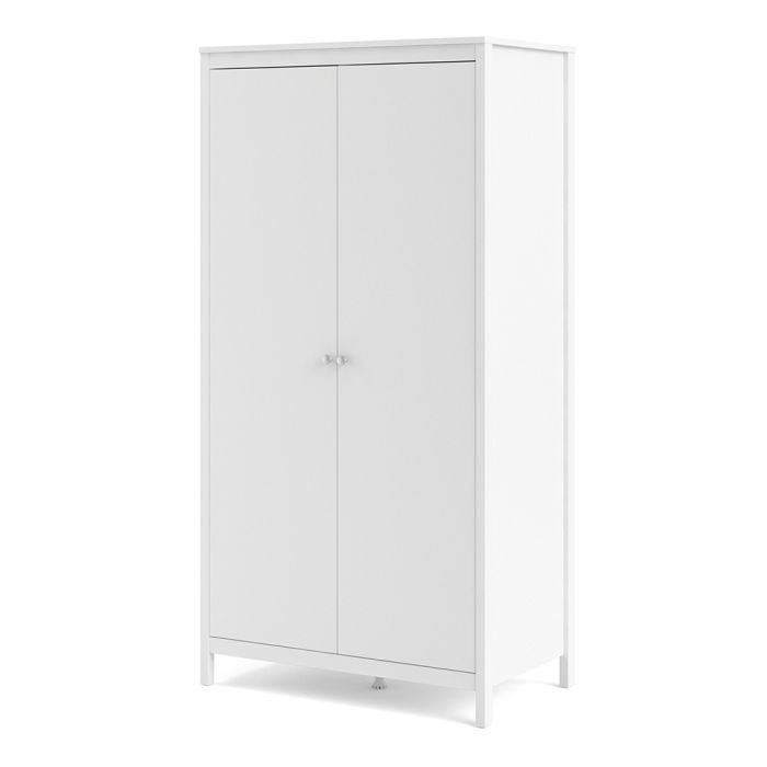 Madrid Wardrobe with 2 Doors in White