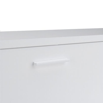 Media TV Unit with 2 Doors 1 Drawer 177cm White