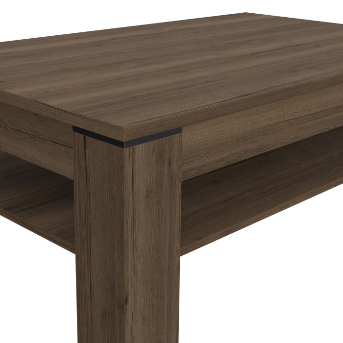 Corona Wall Shelf 200cm in Tabak Oak