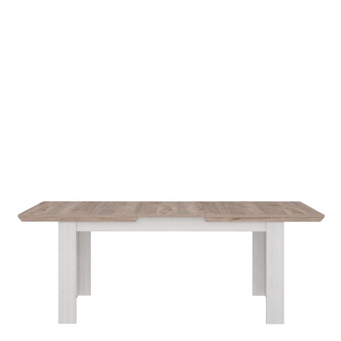 Illopa Extending Dining Table 160-207cm in Oak Nelson/Snowy Oak