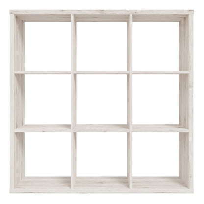Mauro 3x3 Storage Unit in Sand Oak