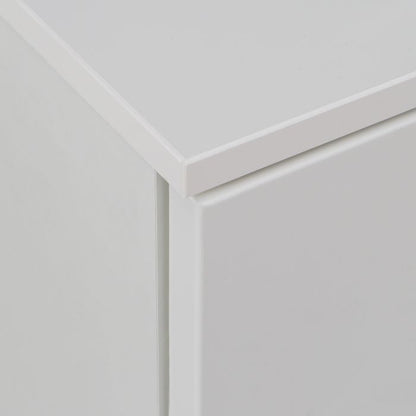 Sienna Abstract Chest of in White/White High Gloss